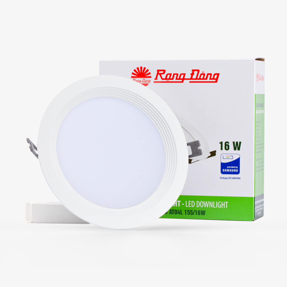 Đèn led âm trần downlight AT04 155/16w Rạng Đông giá tại kho